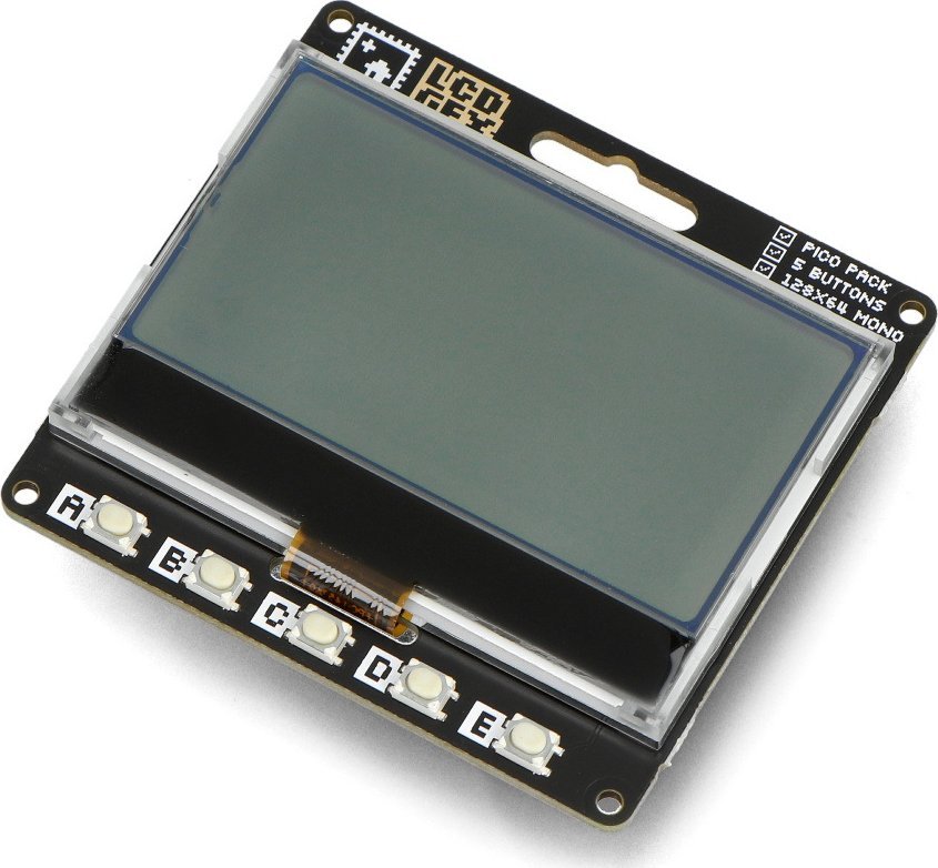 PiMoroni Pico GFX Pack - monochromatyczny